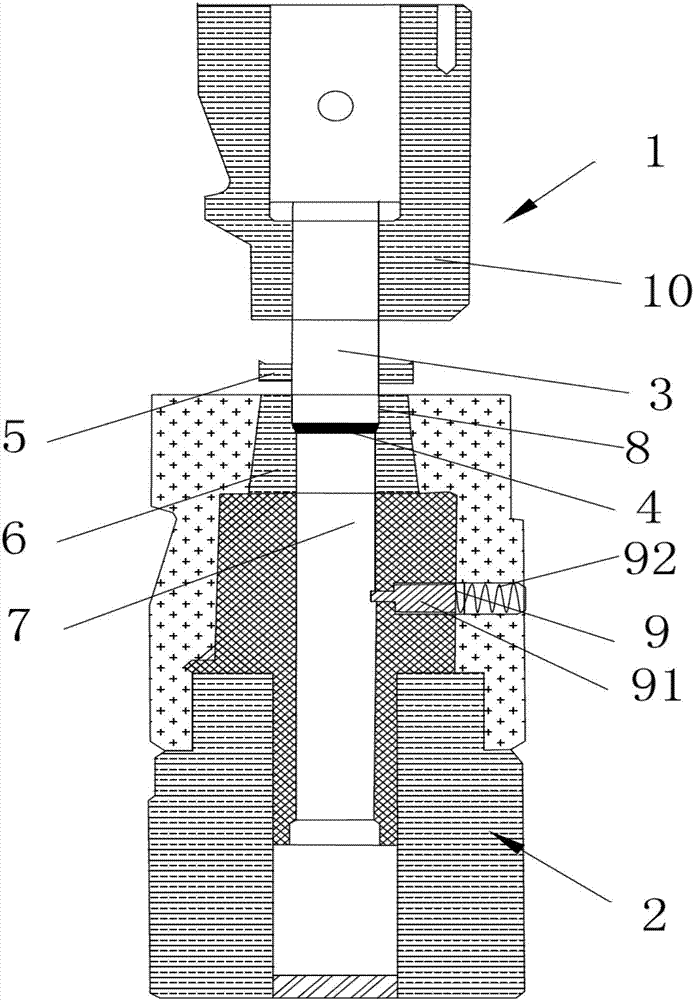超薄型冷鐓件的冷鐓設(shè)計(jì)結(jié)構(gòu)正視剖面圖